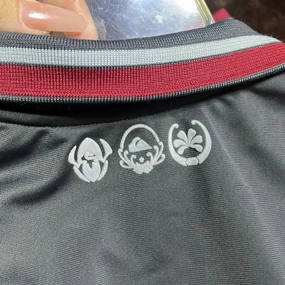 Quiksilver Treat Yourself Jacket Full Zip Gray Red 90's Streetwear Y2K Large SK8 - Picture 12 of 12